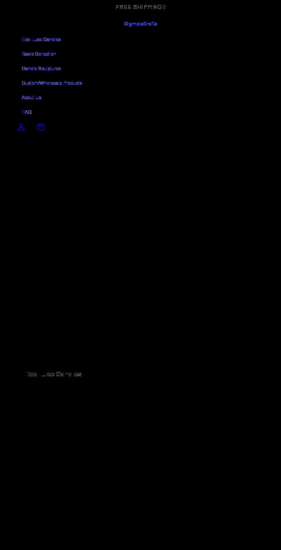 olympiacrafts.com shopify website screenshot