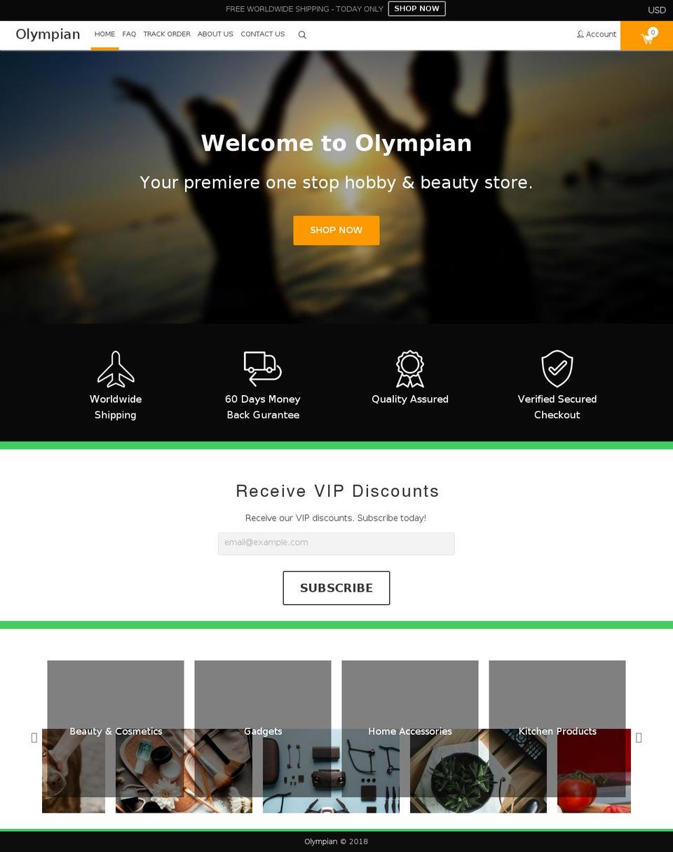 konversion-theme Shopify theme site example olympiantech.com