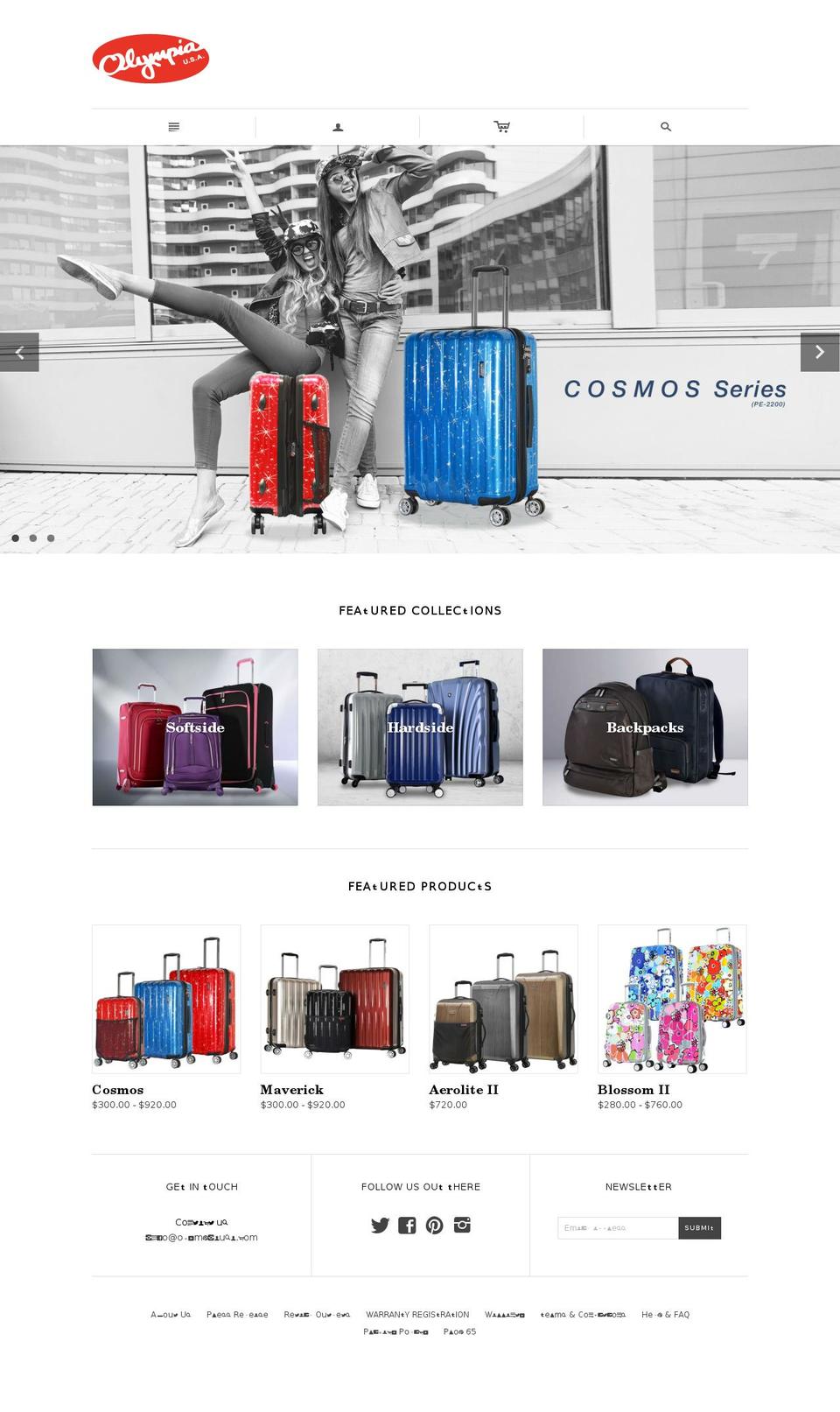 olympiausa.com shopify website screenshot