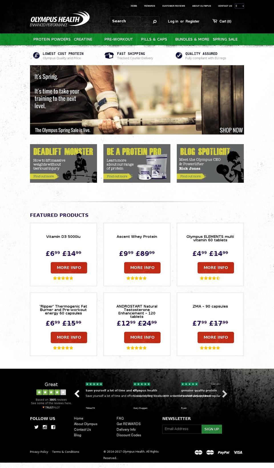 31-10-16 (Fuel Made) Shopify theme site example olympushealth.com