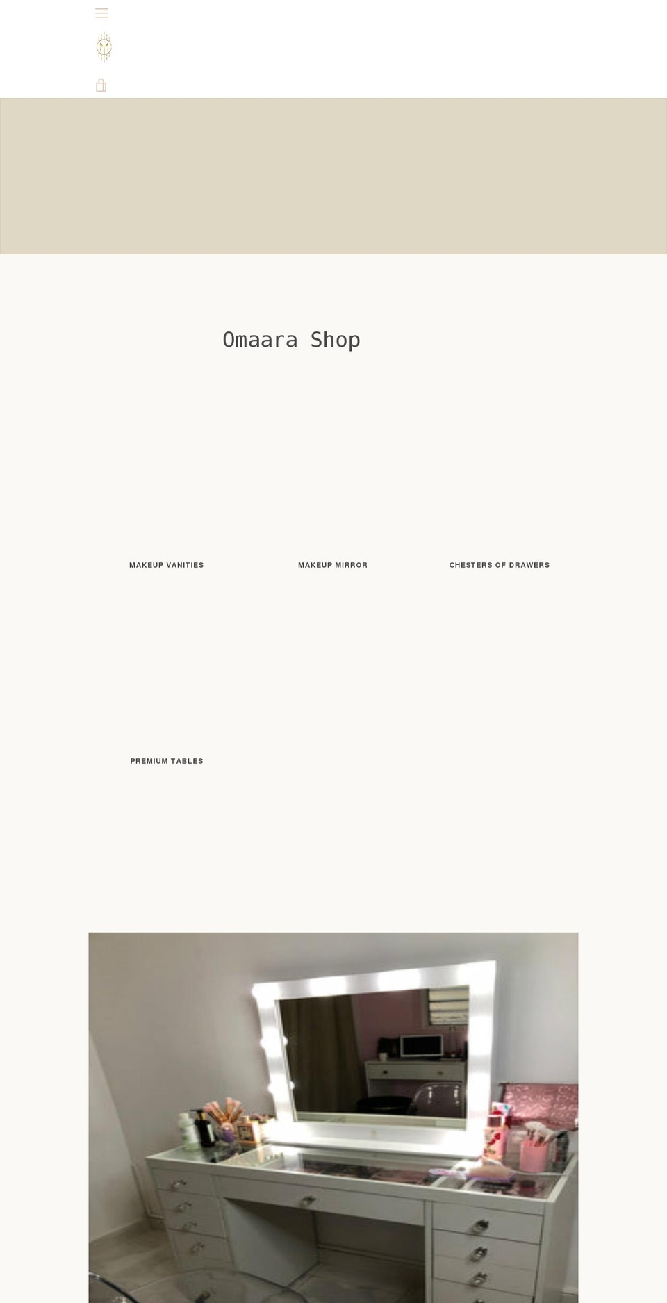 omaara.com shopify website screenshot