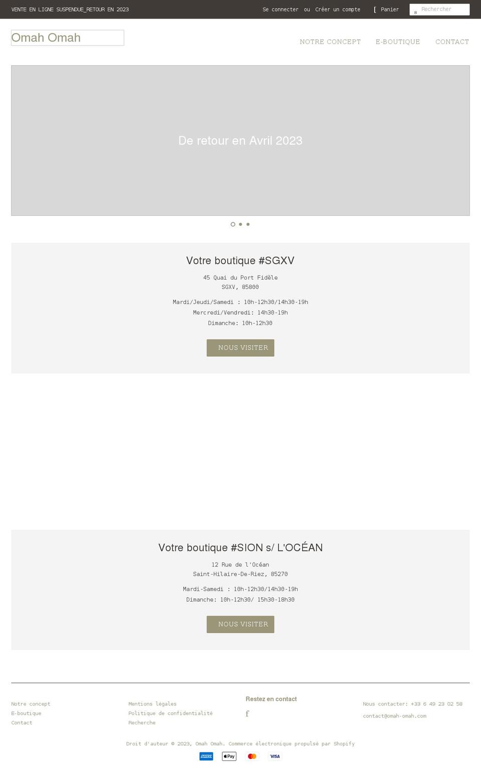 omah-omah.com shopify website screenshot