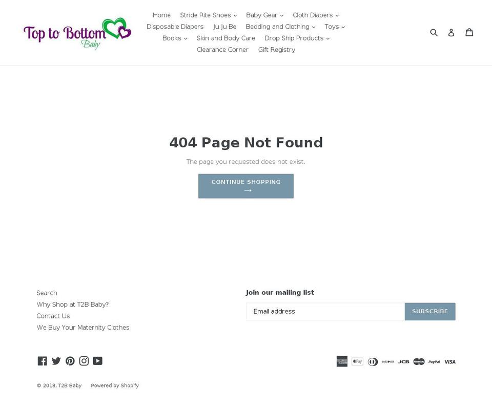omahadiaperstore.com — Shopify storefront screenshot