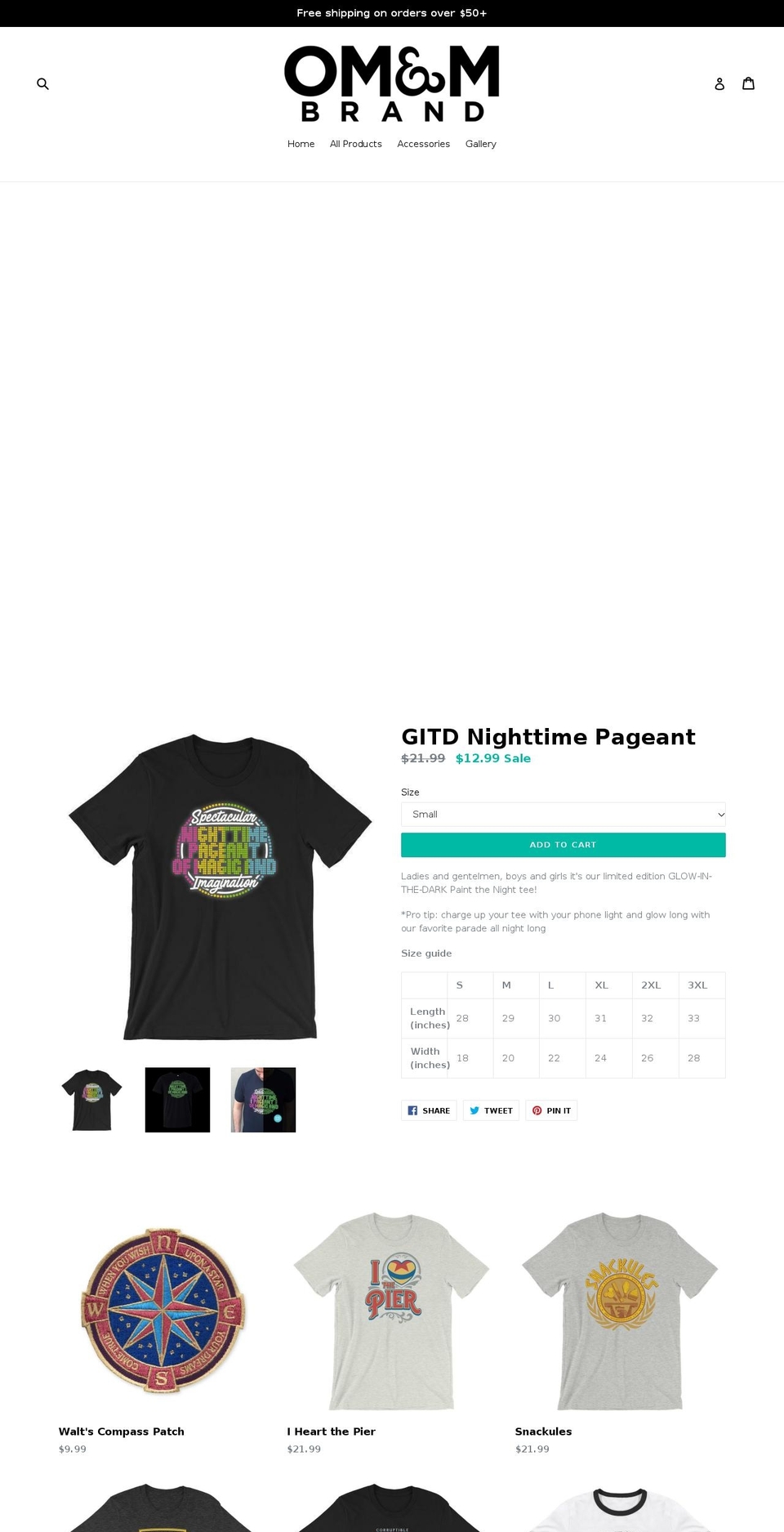 omambrand.com — Shopify storefront screenshot