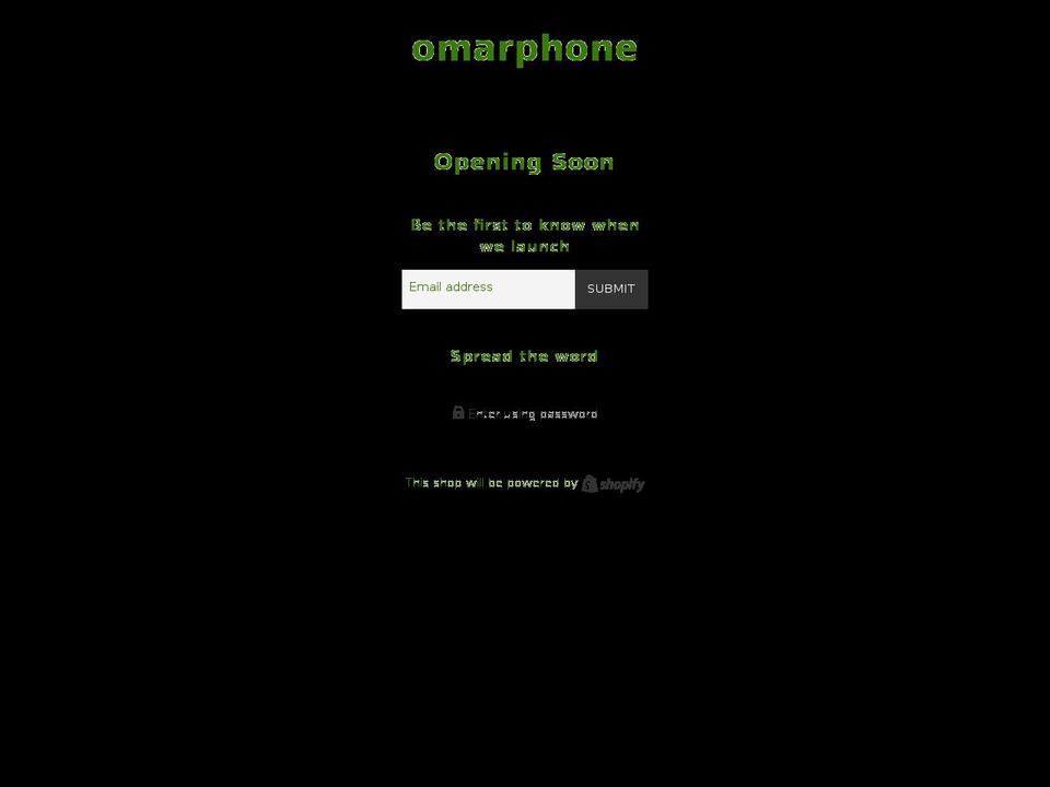 omarphone.com — Shopify storefront screenshot