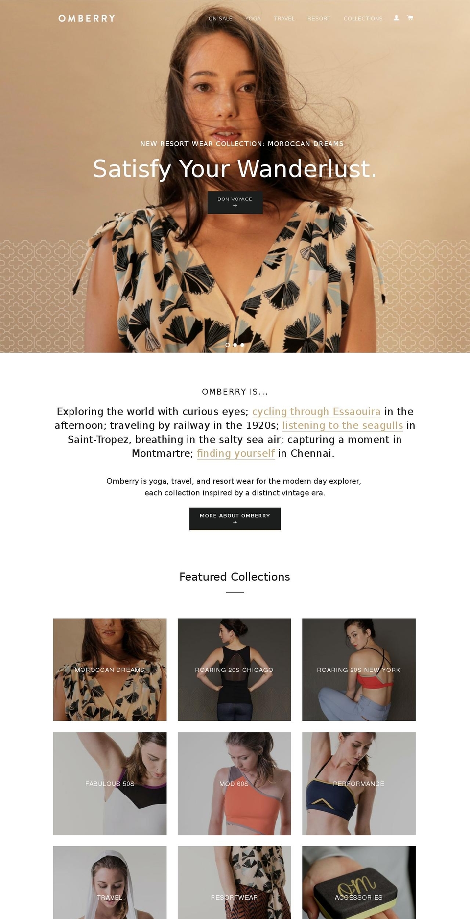 omberry.com shopify website screenshot