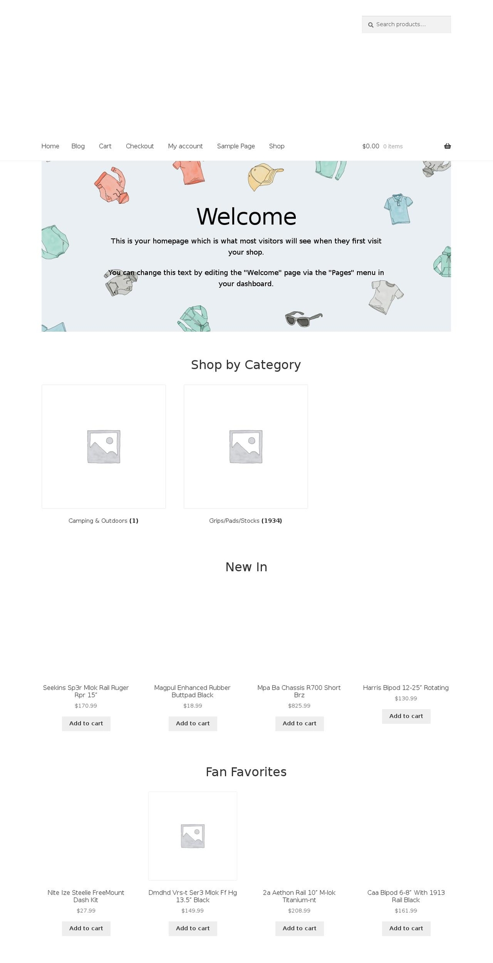 omdbguns.com — Shopify storefront screenshot