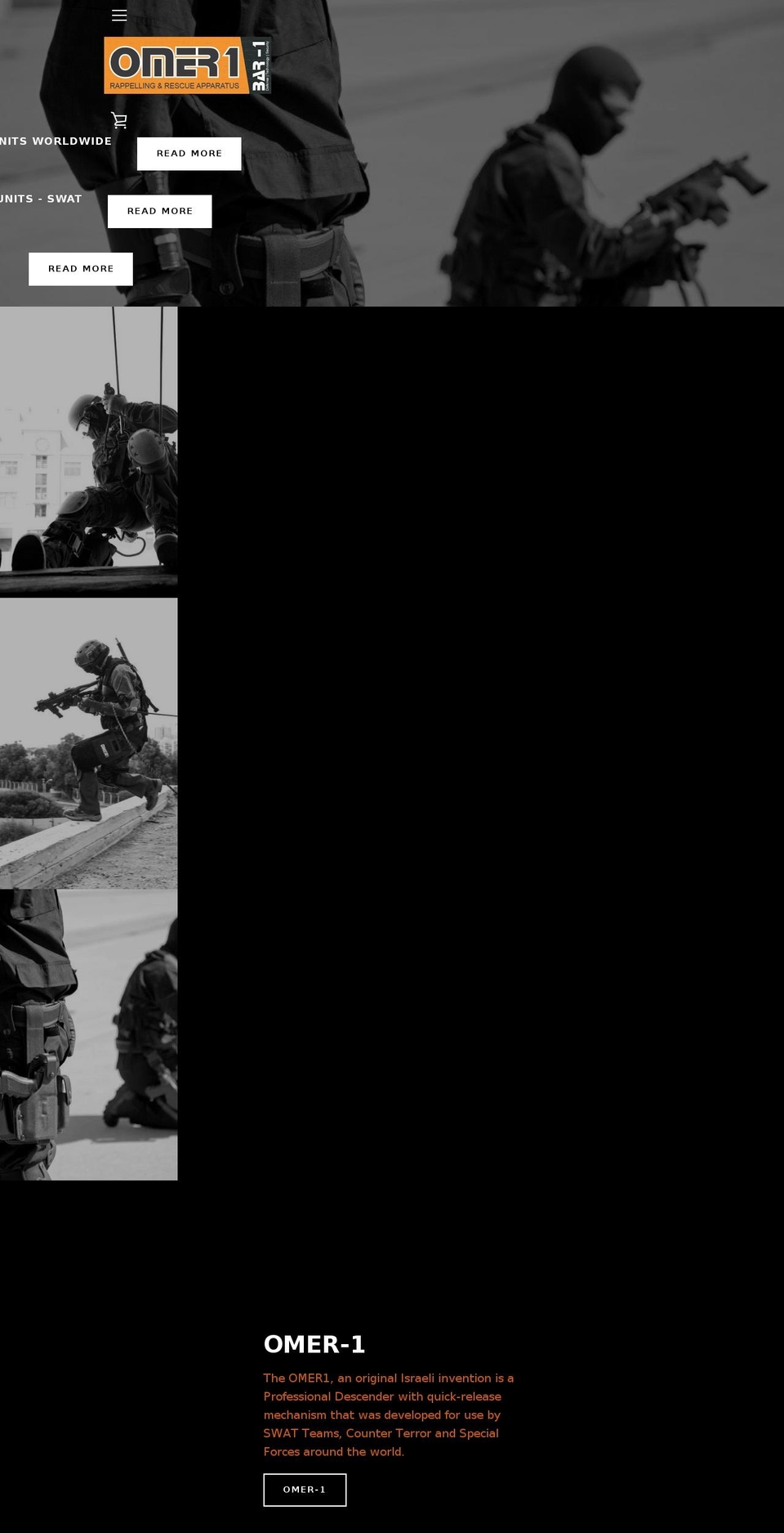 omer1.com shopify website screenshot