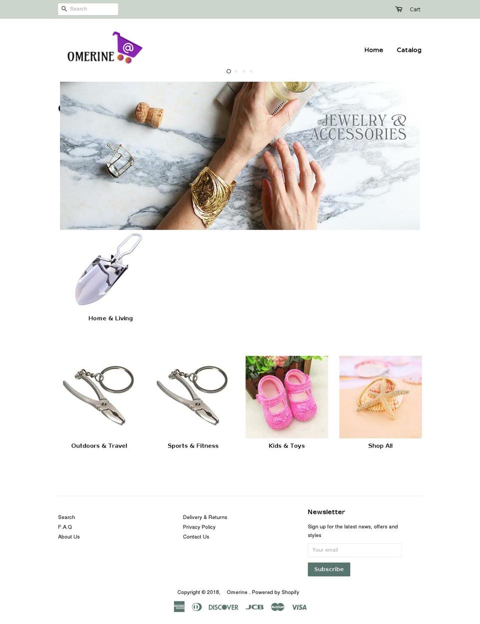 omerine.com — Shopify storefront screenshot