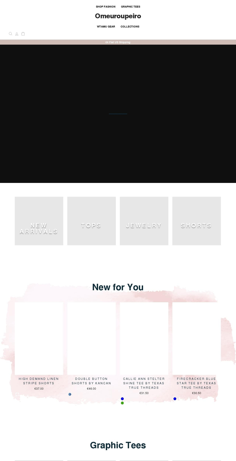 Default everyday Shopify theme site example omeuroupeiro.com