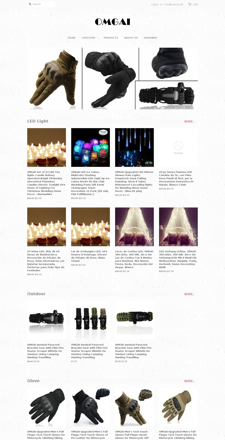 omgaidirect.com shopify website screenshot