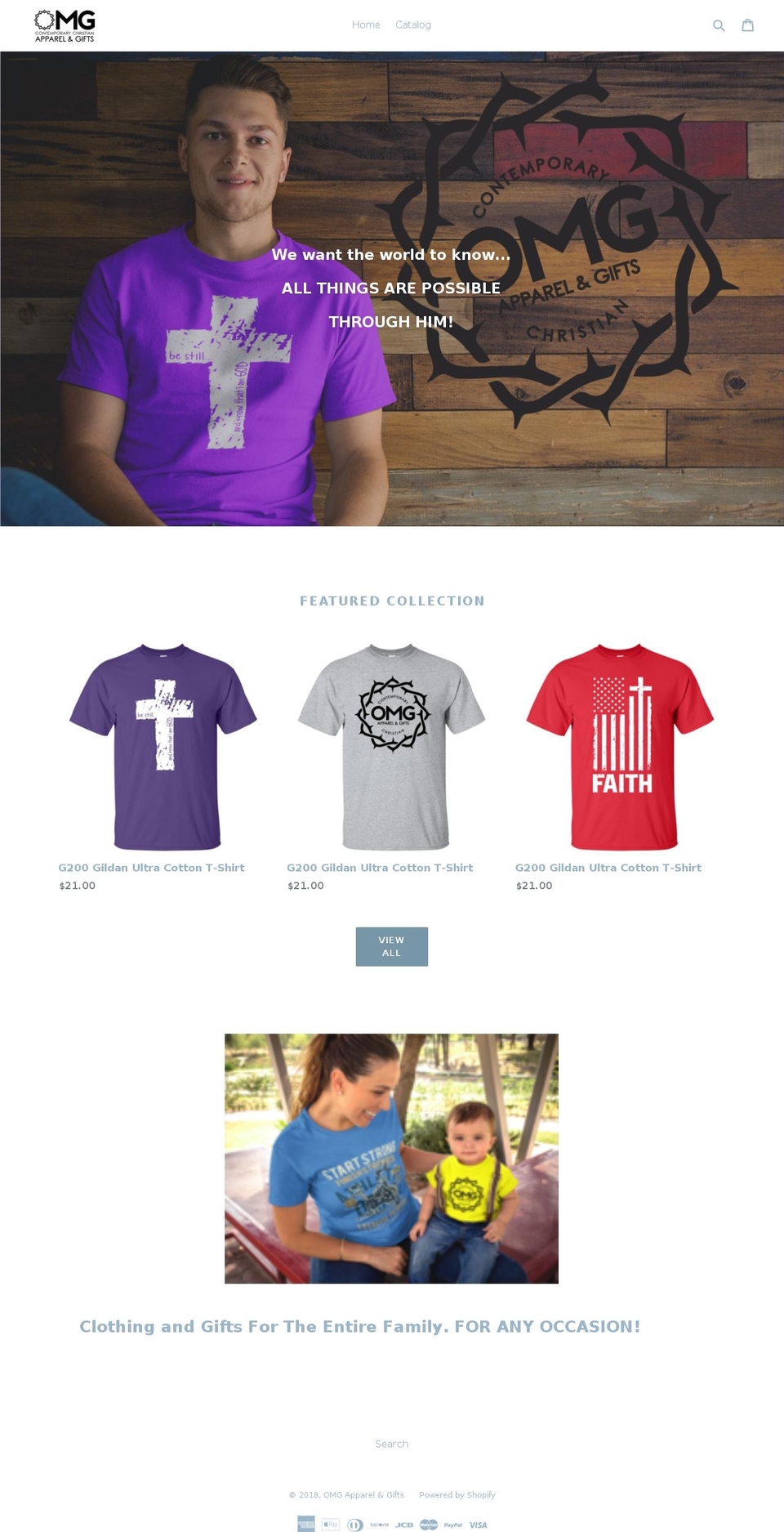 omgapparel.net shopify website screenshot