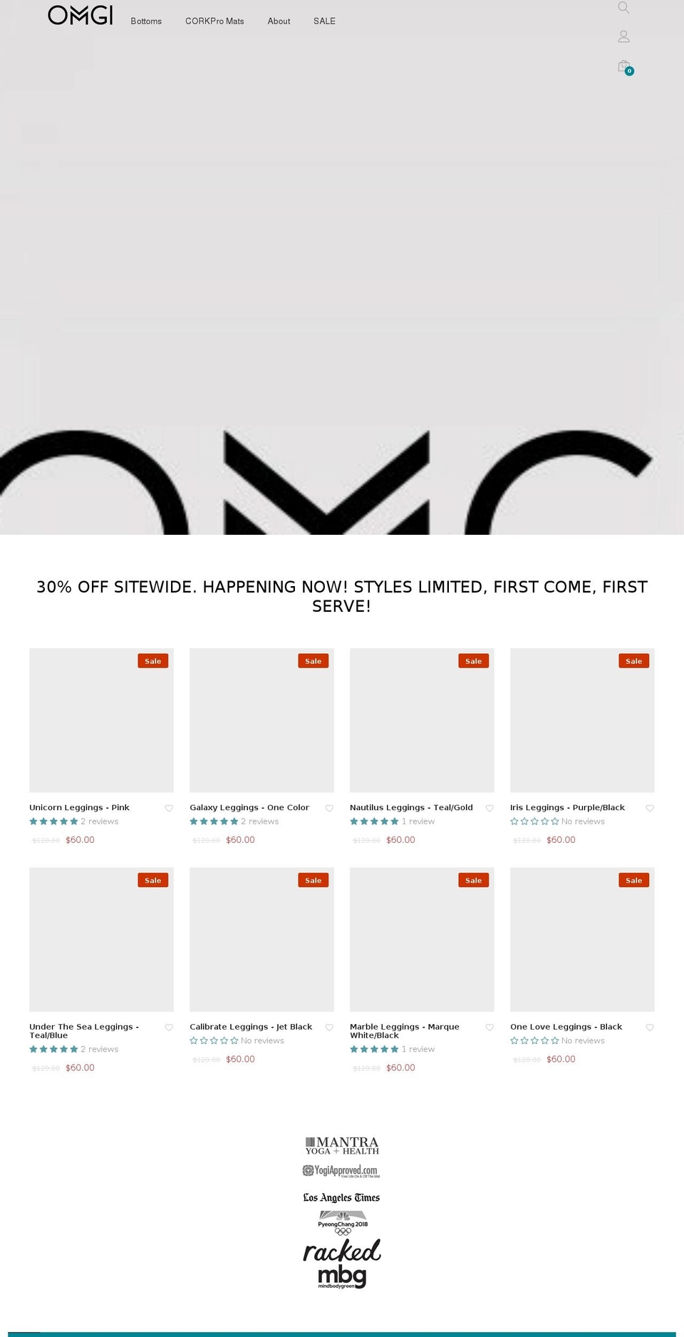 omgico.com — Shopify storefront screenshot