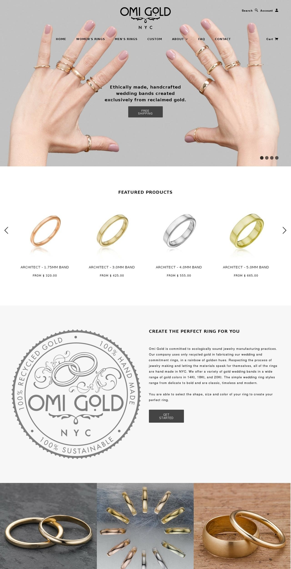 omigold.com shopify website screenshot