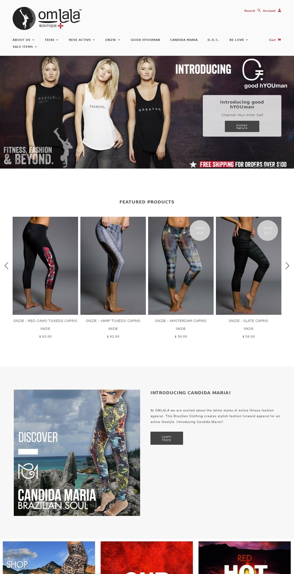 omlalashop.com shopify website screenshot