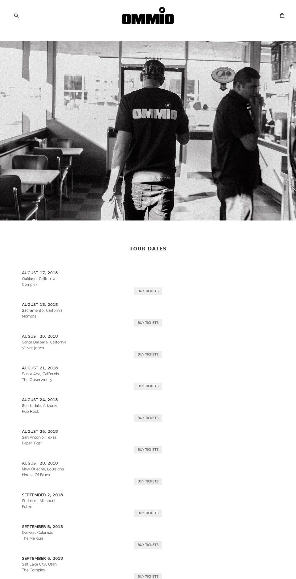 ommioent.com shopify website screenshot