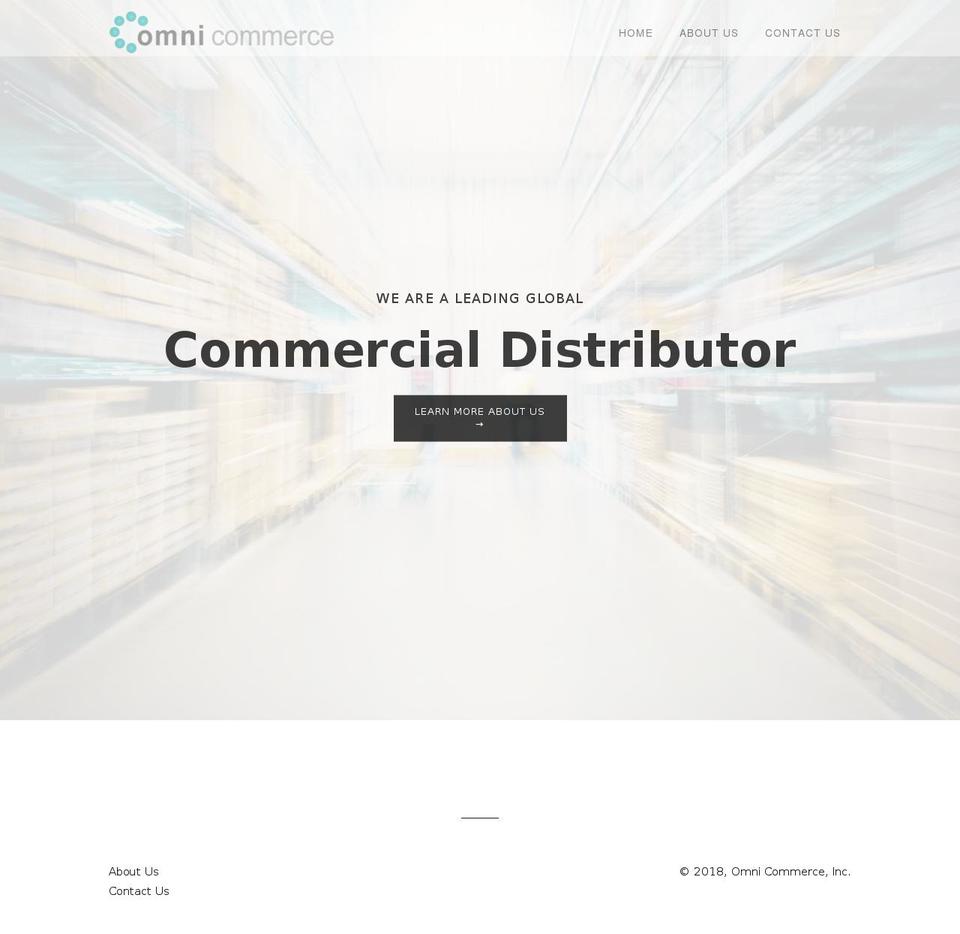 omnicommerceinc.com shopify website screenshot