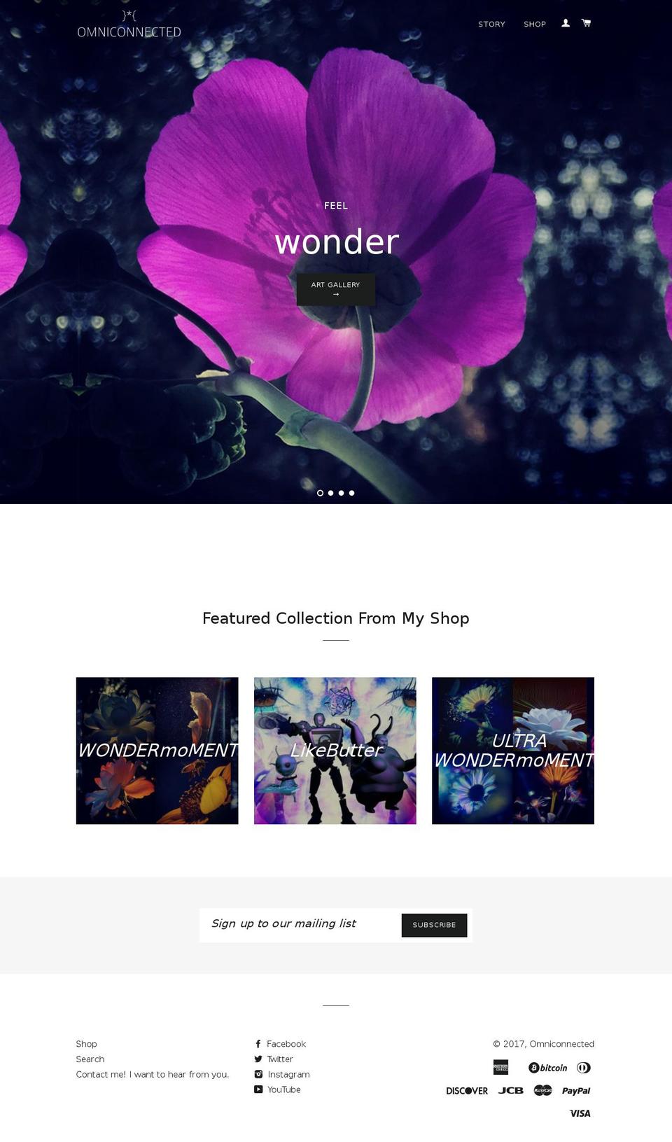 omniconnected.com shopify website screenshot