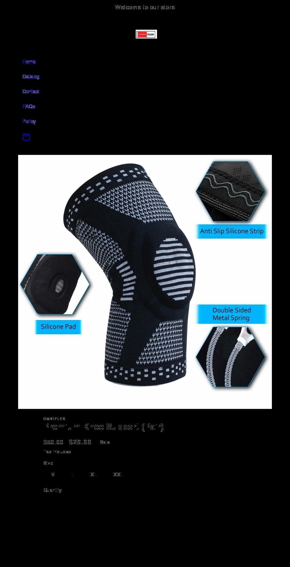 omniflex.org shopify website screenshot