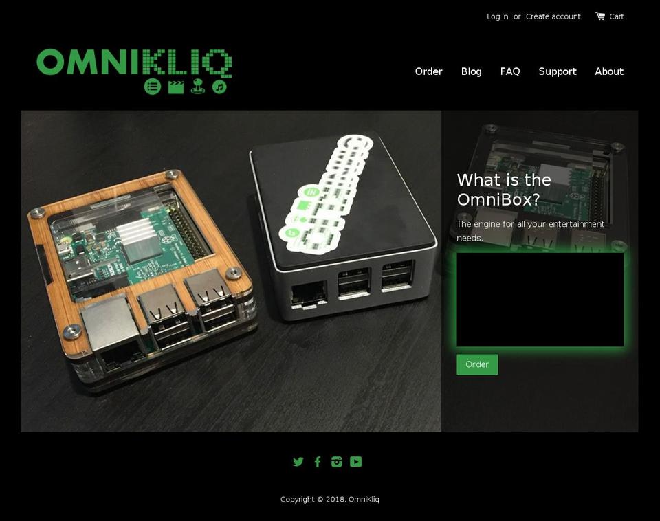 omnikliq.com shopify website screenshot