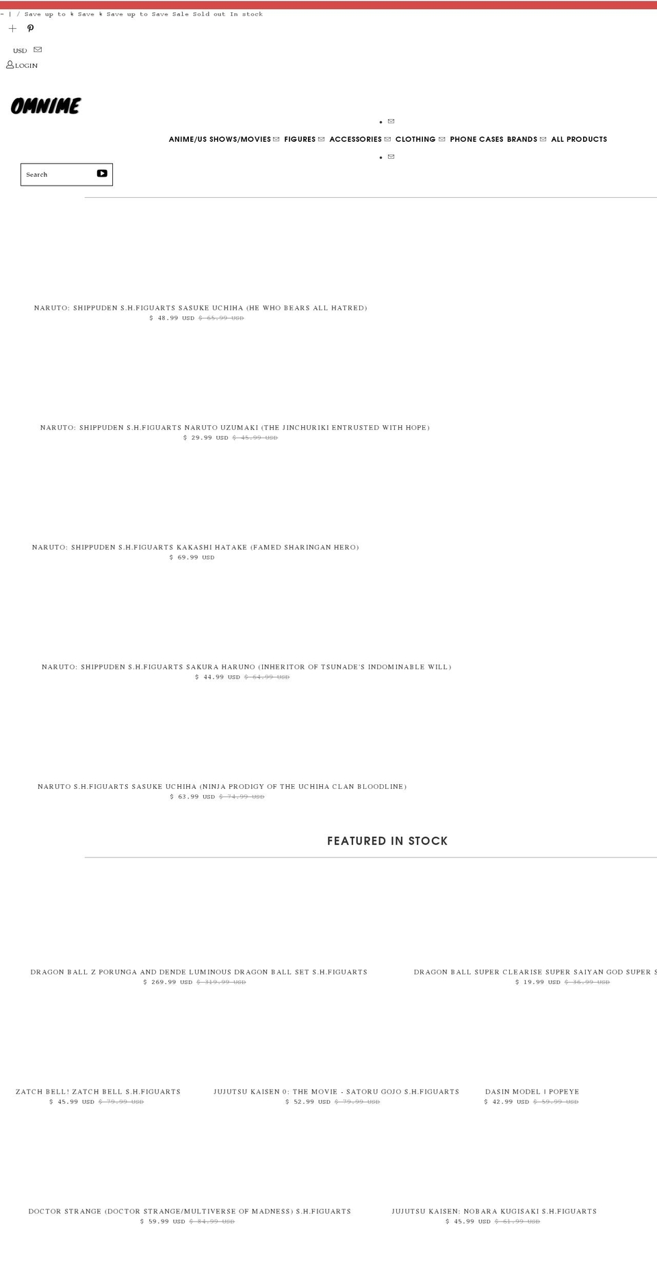 omnimestore.com shopify website screenshot