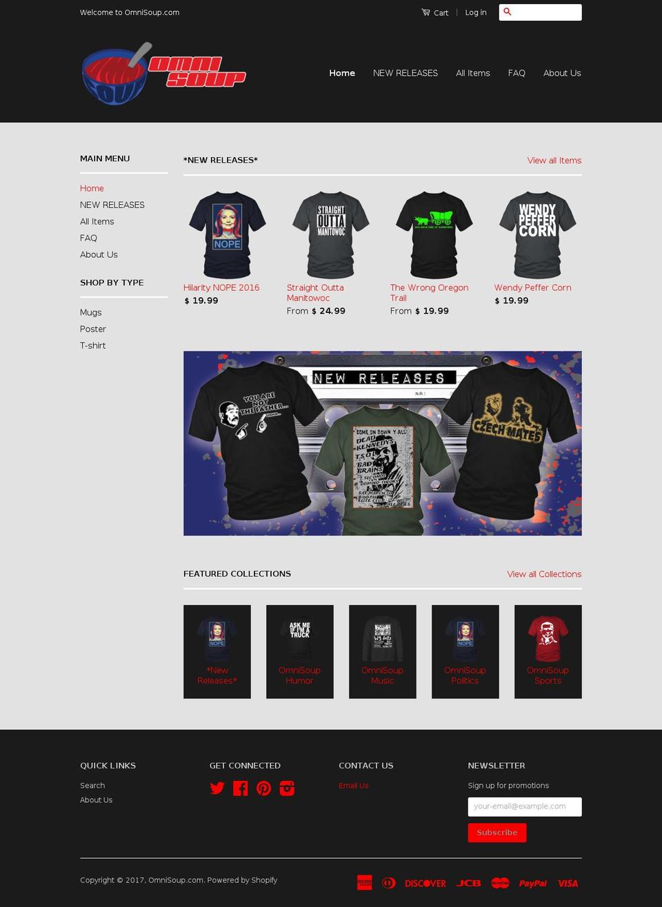 omnisoup.com shopify website screenshot