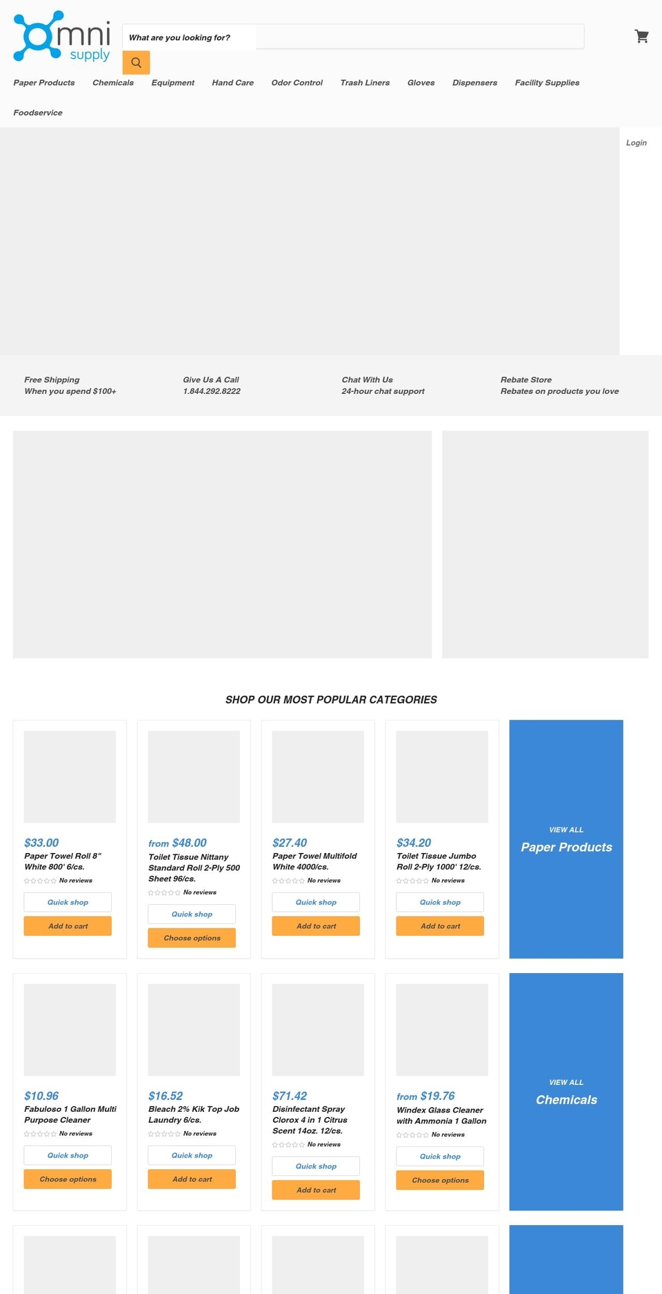 omnisupplygroup.com — Shopify storefront screenshot
