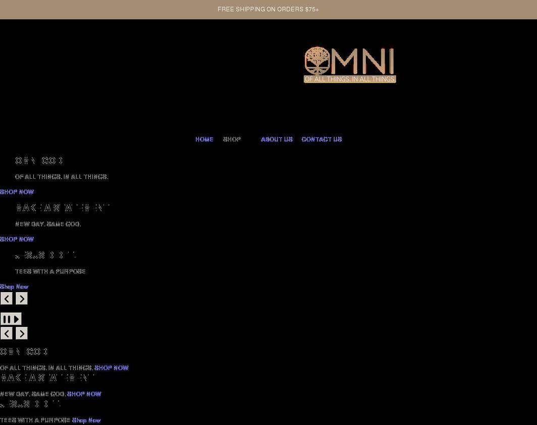 omnixv.com shopify website screenshot