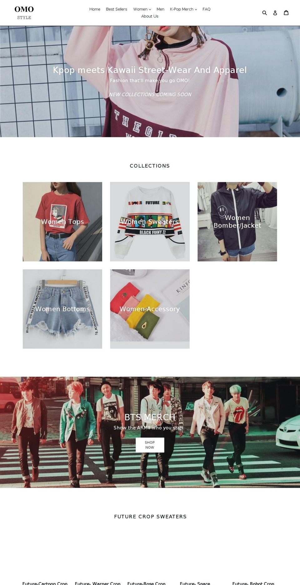omostyle.com — Shopify storefront screenshot