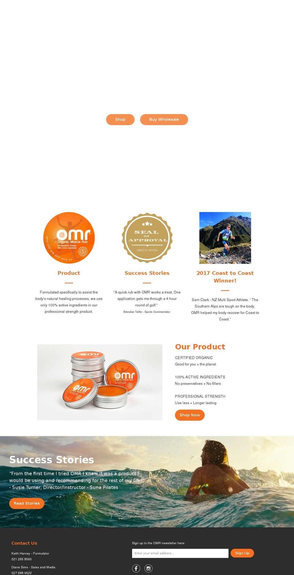 omrub.com shopify website screenshot