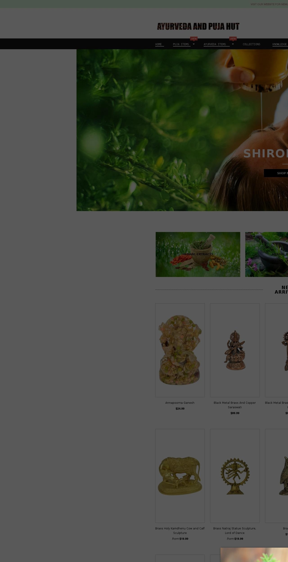 omshriom.com — Shopify storefront screenshot