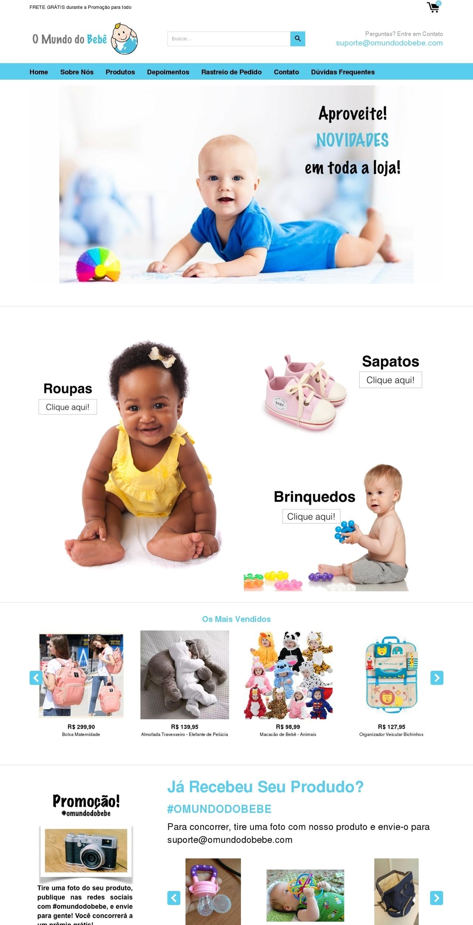 omundodobebe.com — Shopify storefront screenshot