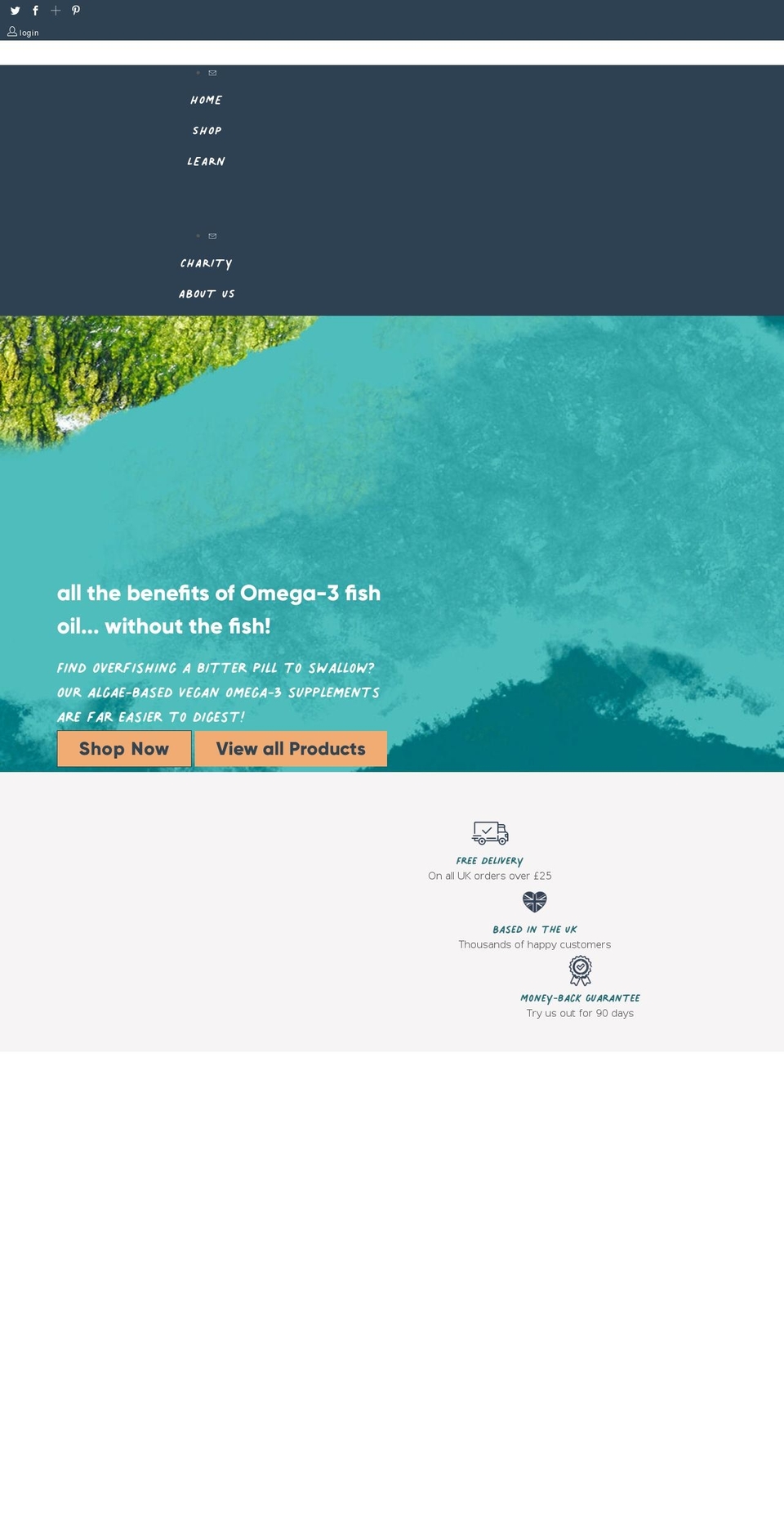 omvits.com shopify website screenshot