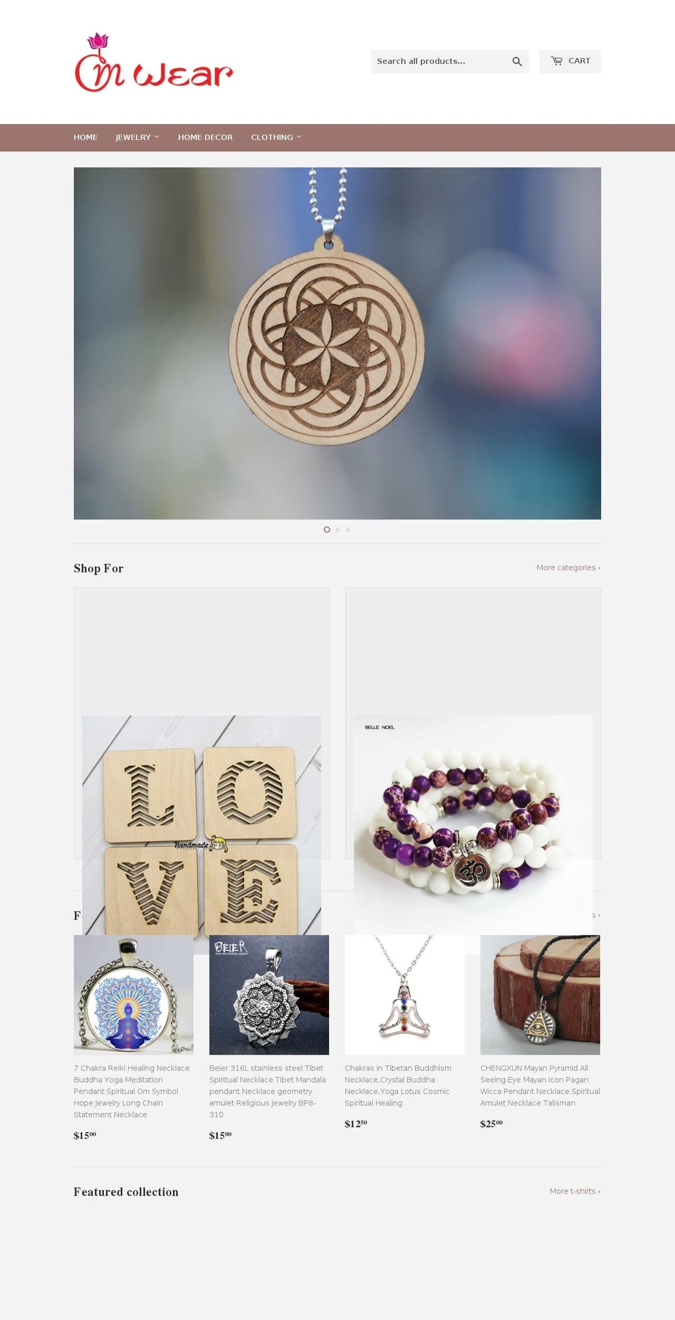 omwear.com — Shopify storefront screenshot