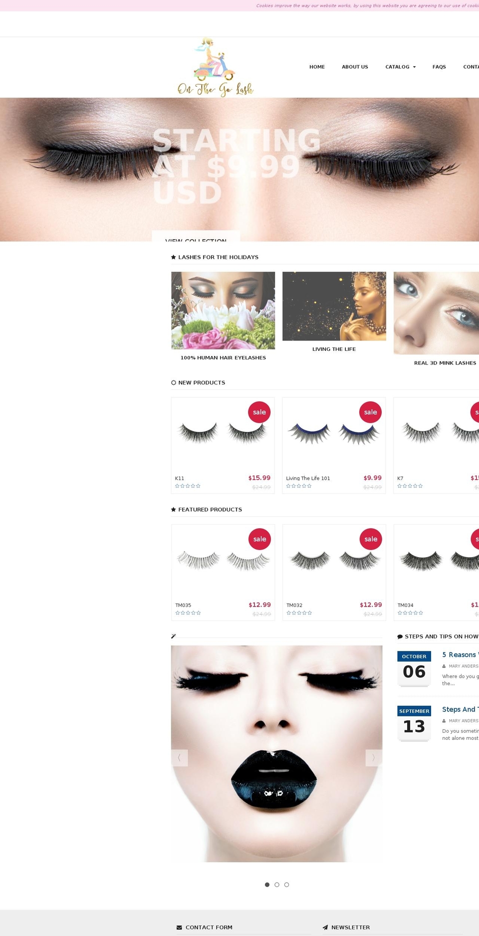 uptown-default-r9 Shopify theme site example on-the-go-lash.myshopify.com