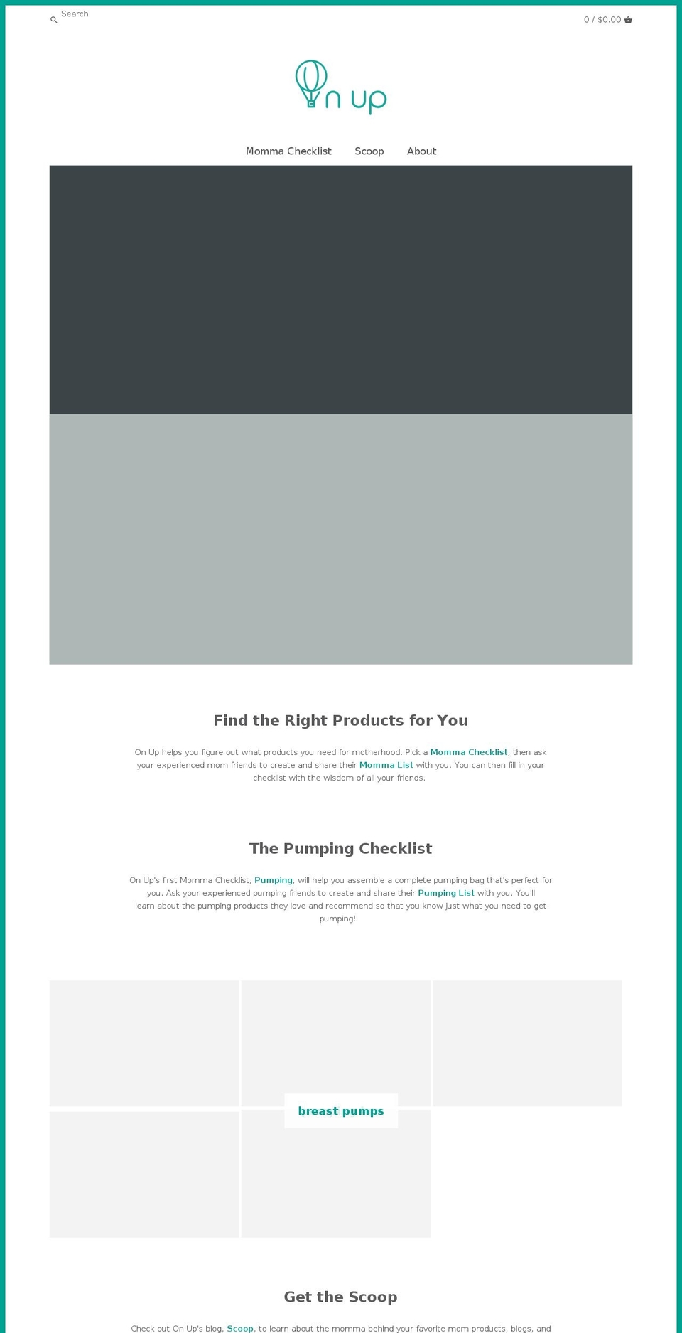 on-up.com — Shopify storefront screenshot
