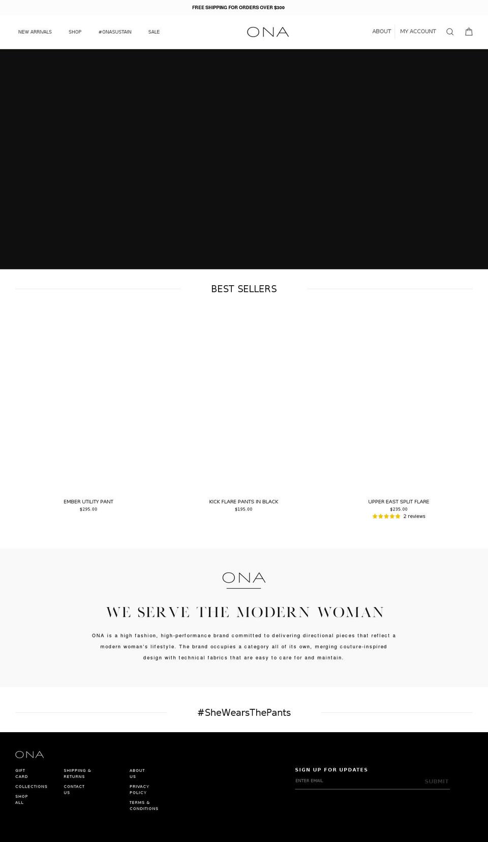 onabyyoon.com shopify website screenshot