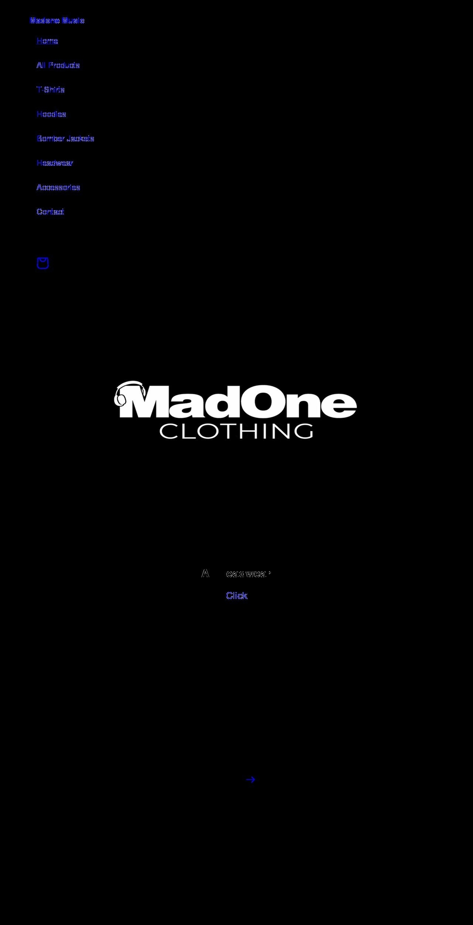 onamadone.com — Shopify storefront screenshot