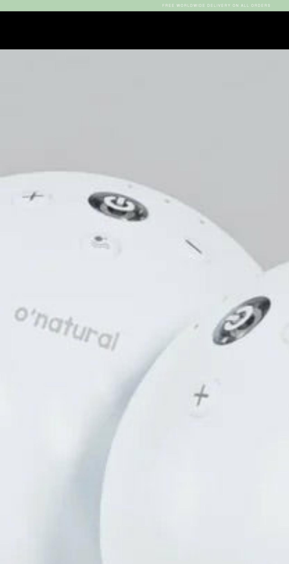 onatural.co.uk shopify website screenshot
