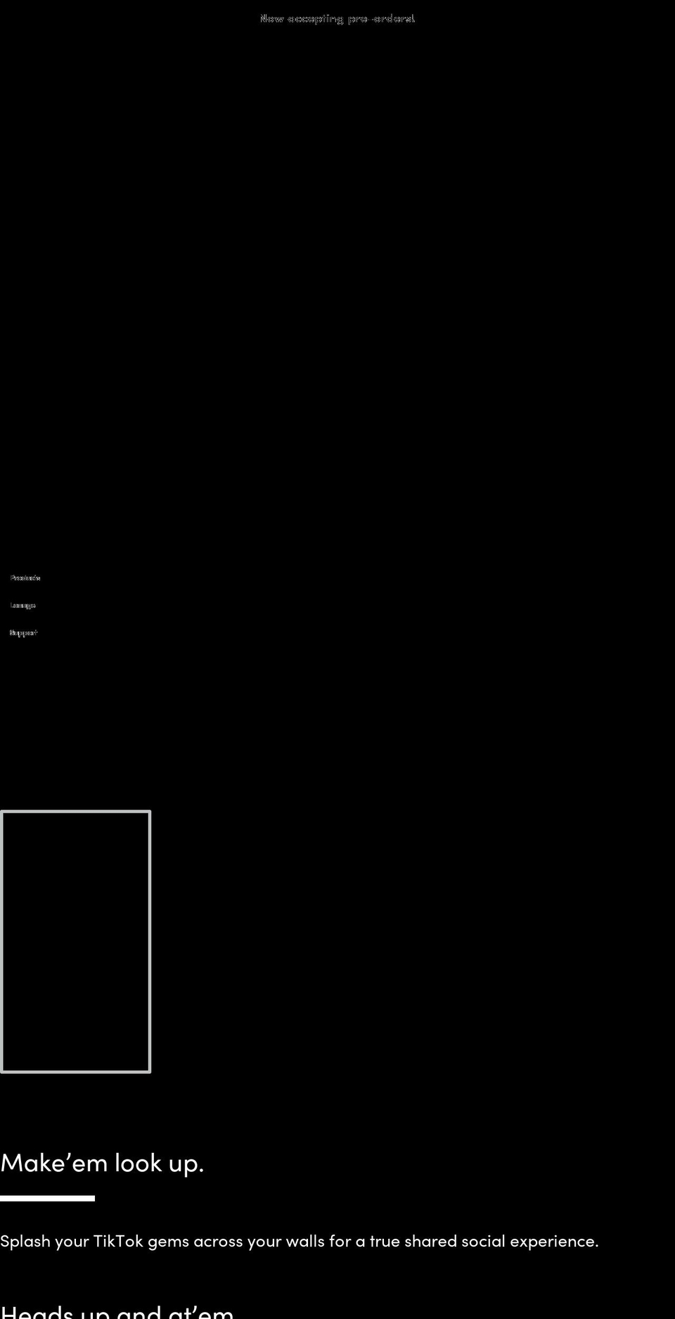 onawhim.com shopify website screenshot