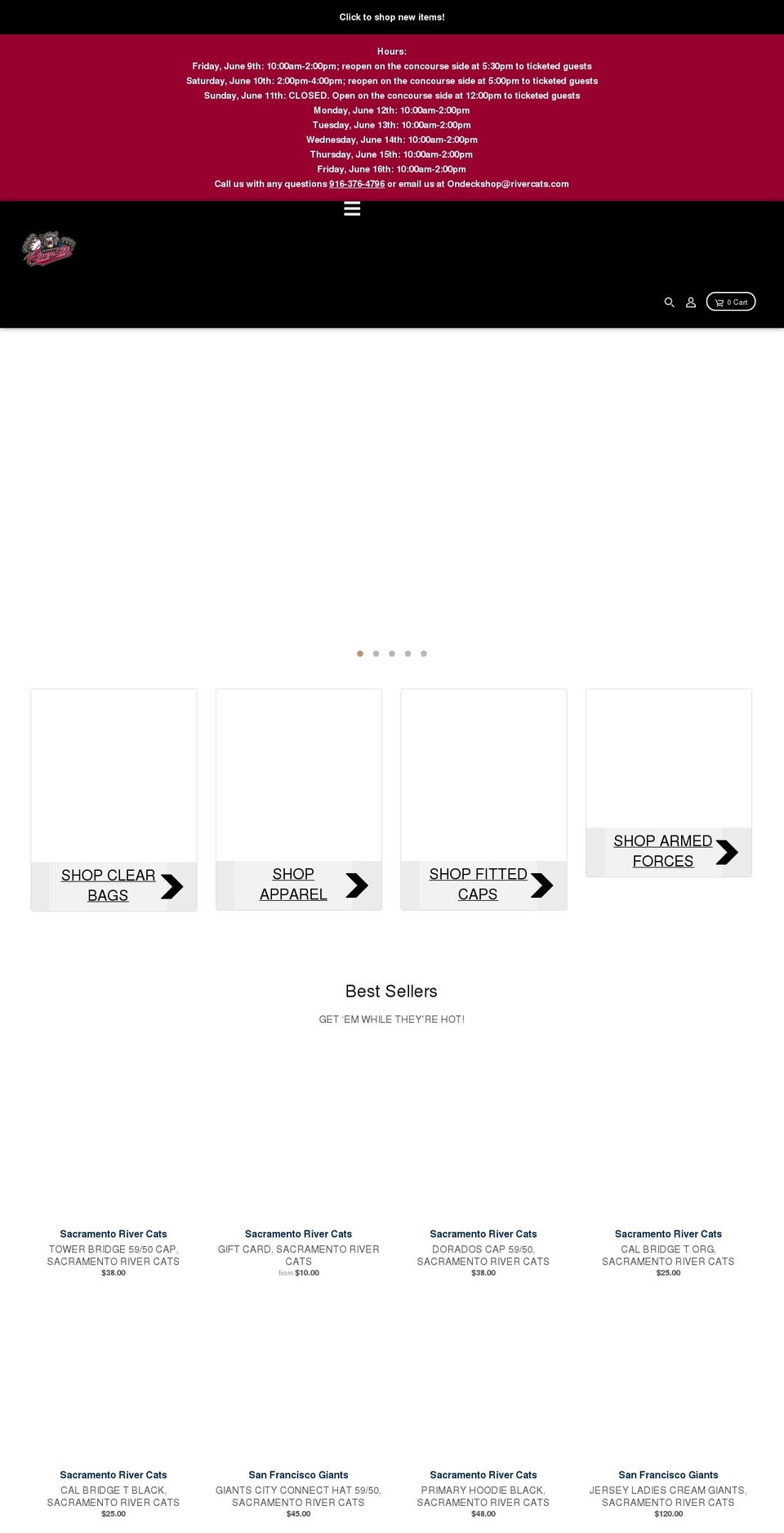 ondeckshoponline.com shopify website screenshot