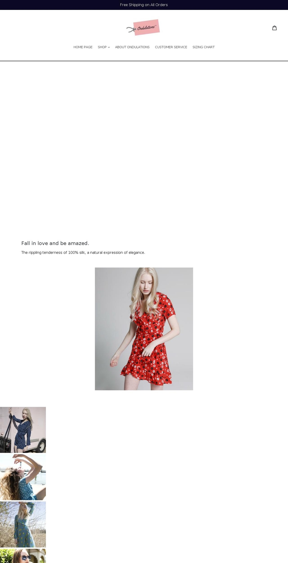 ondulations.com — Shopify storefront screenshot