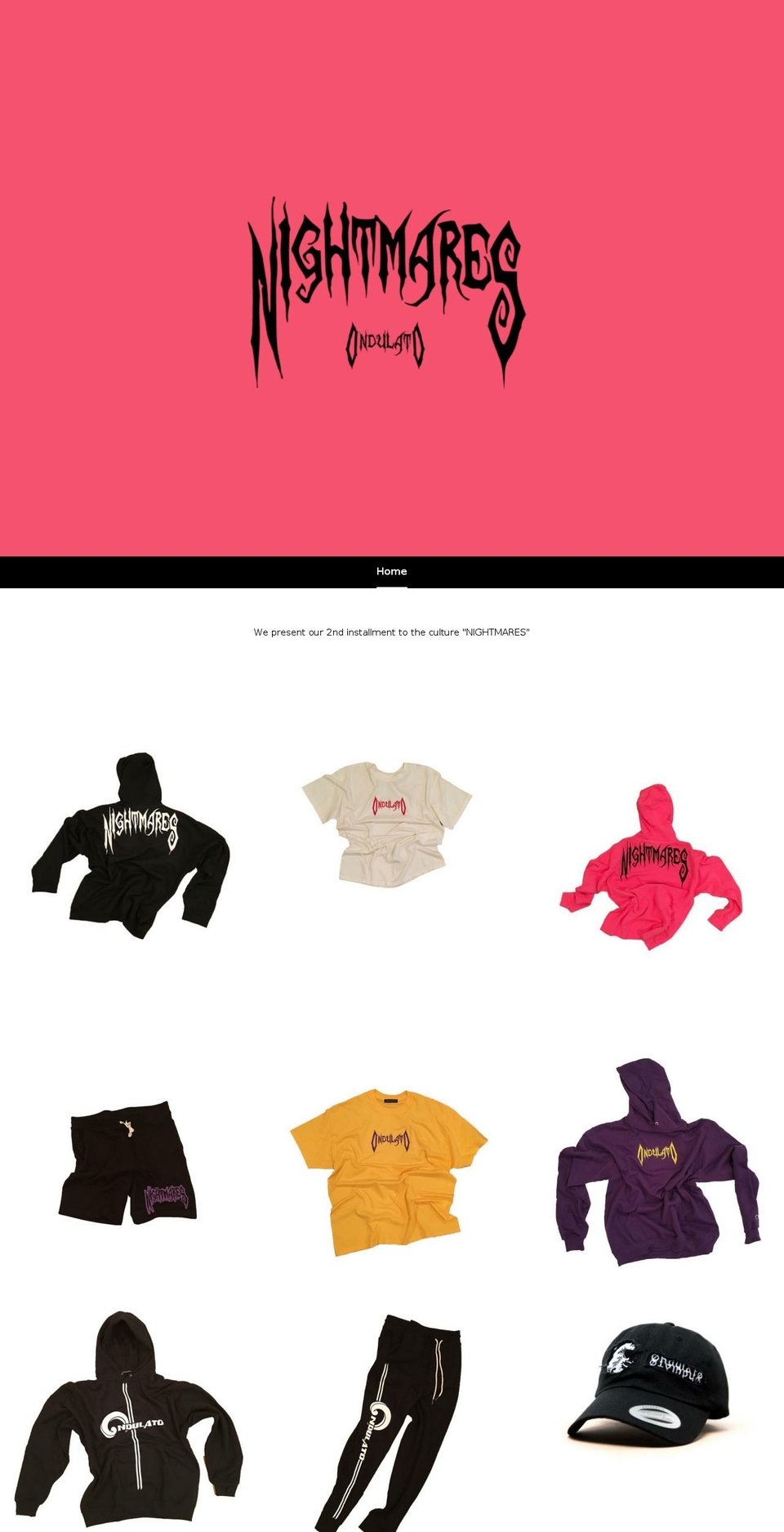 ondulatoclothing.com — Shopify storefront screenshot