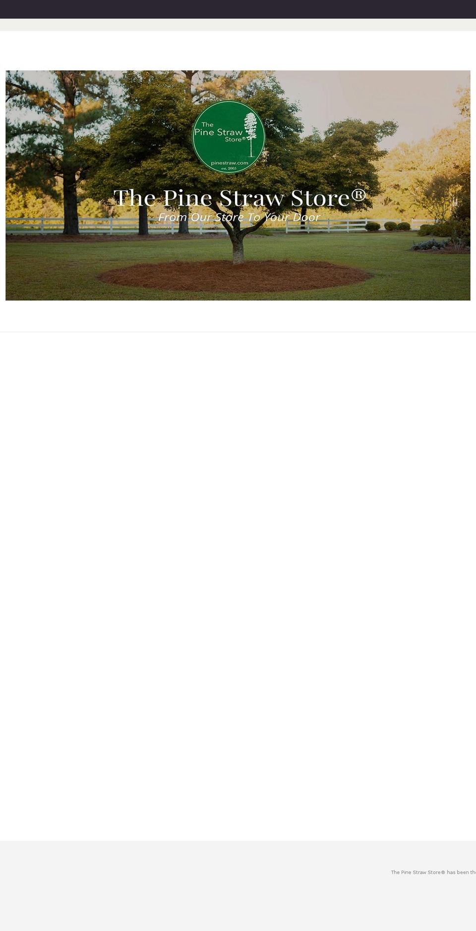 one-800-pinestraw.com — Shopify storefront screenshot