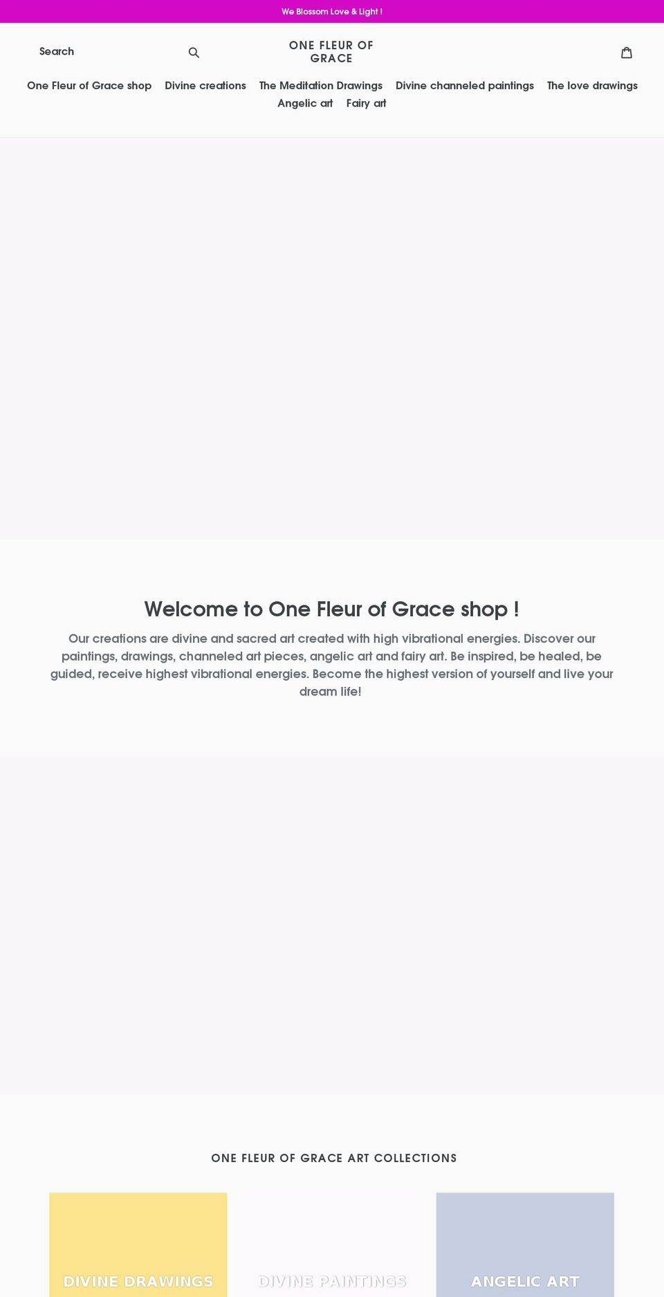 one-fleur-of-grace.myshopify.com shopify website screenshot
