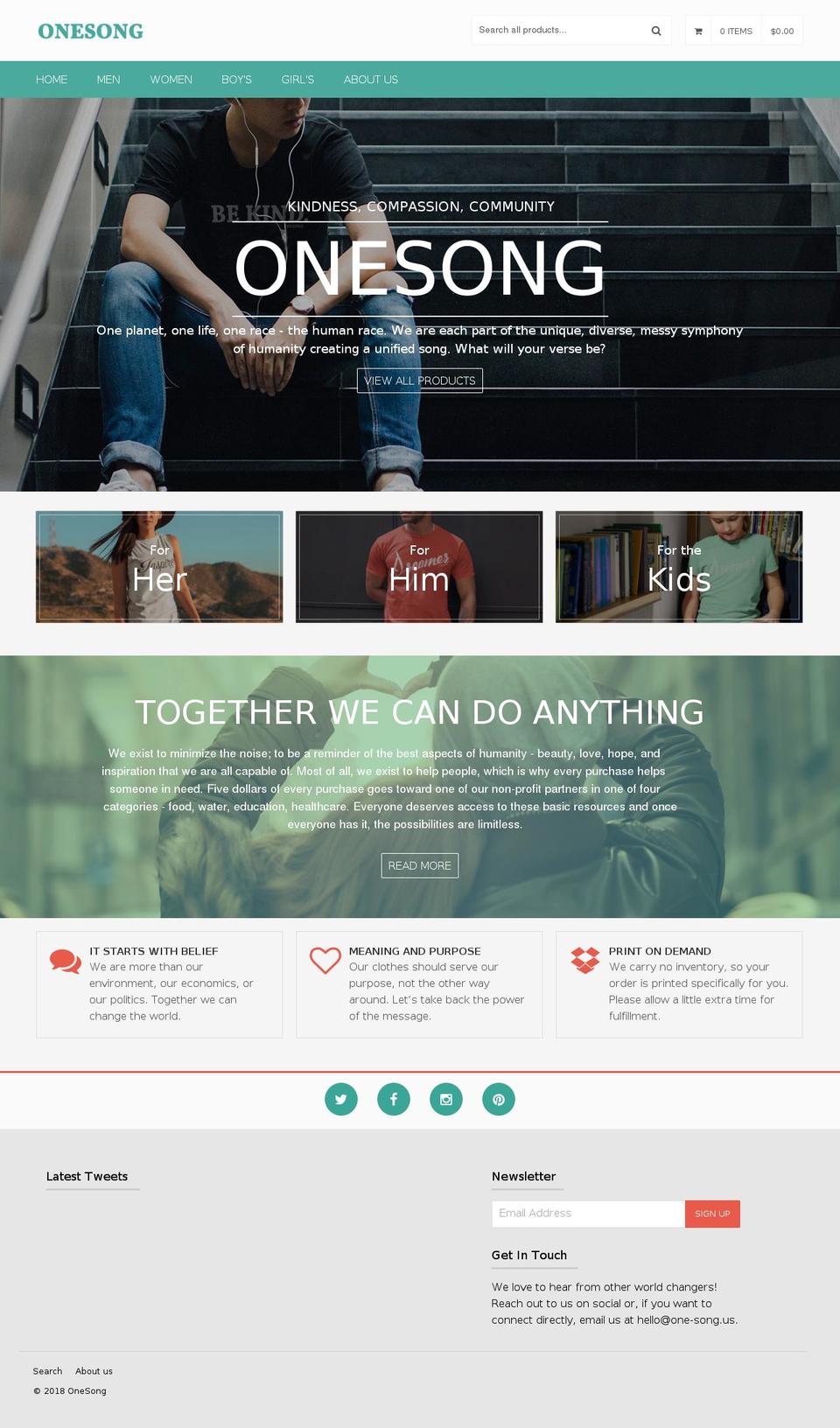 qrack-v1-5-1 Shopify theme site example one-song.us