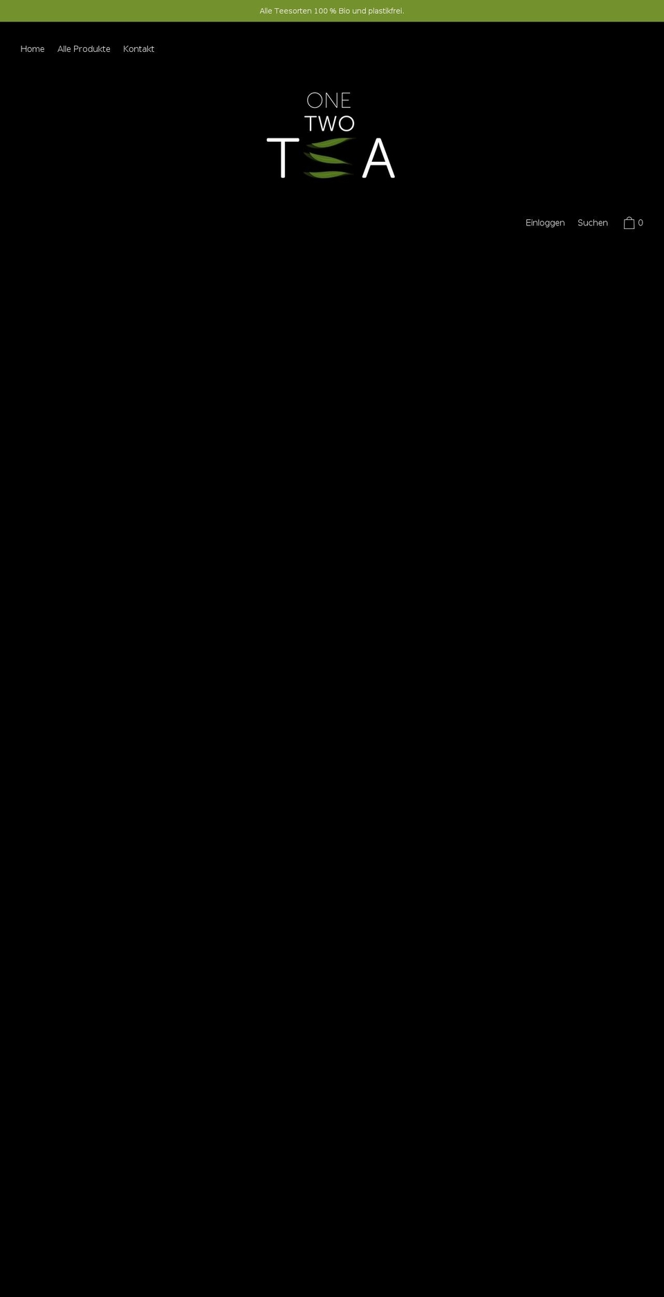 one-two-tea.com shopify website screenshot