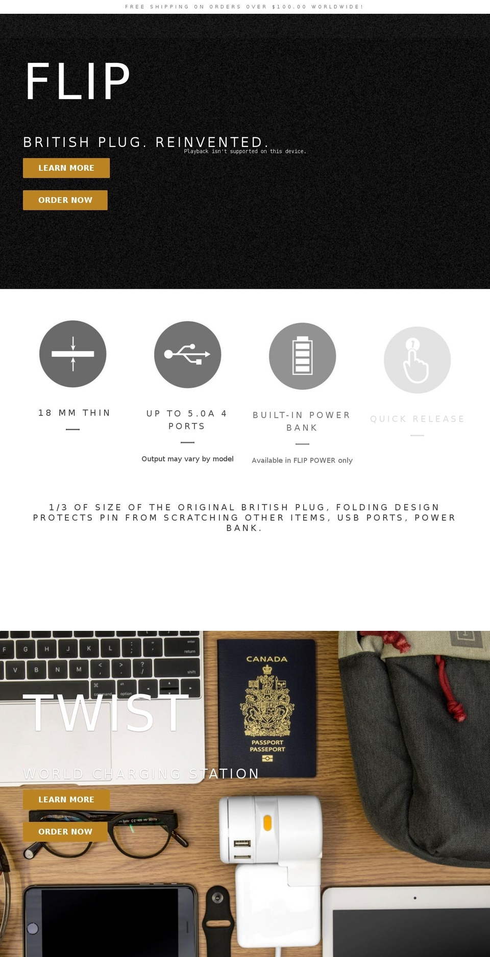 oneadapt.com shopify website screenshot