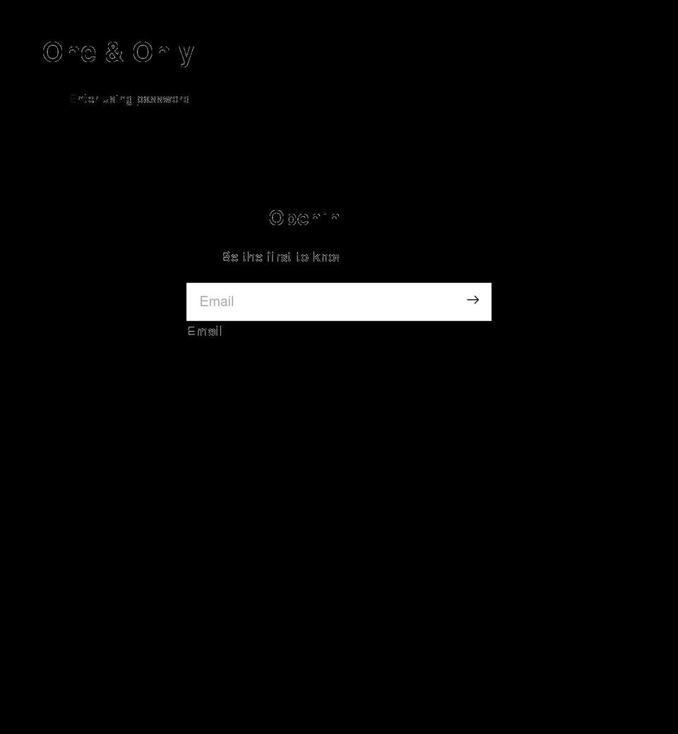 oneandonly.studio shopify website screenshot