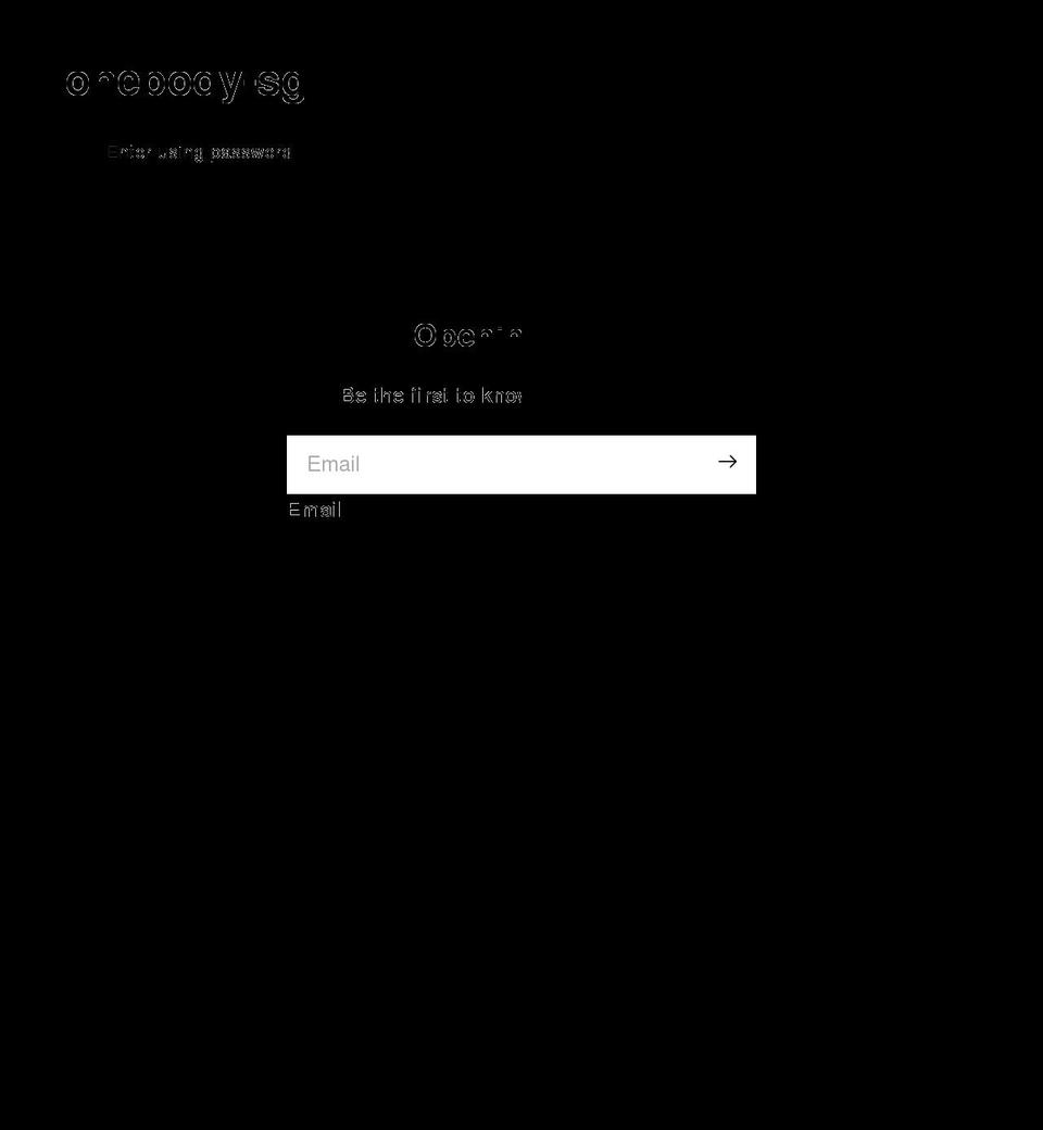 onebody-sg.myshopify.com shopify website screenshot